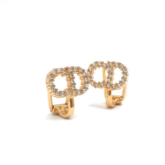 Dior Jewelry - ★SOLD★ Christian Dior Petit CD Earrings Earring Gold CD Clip-on Stud Earring